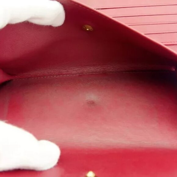 LOUIS VUITTON Long Wallet Vernis Patent Leather Authentic Used - Picture 6 of 9